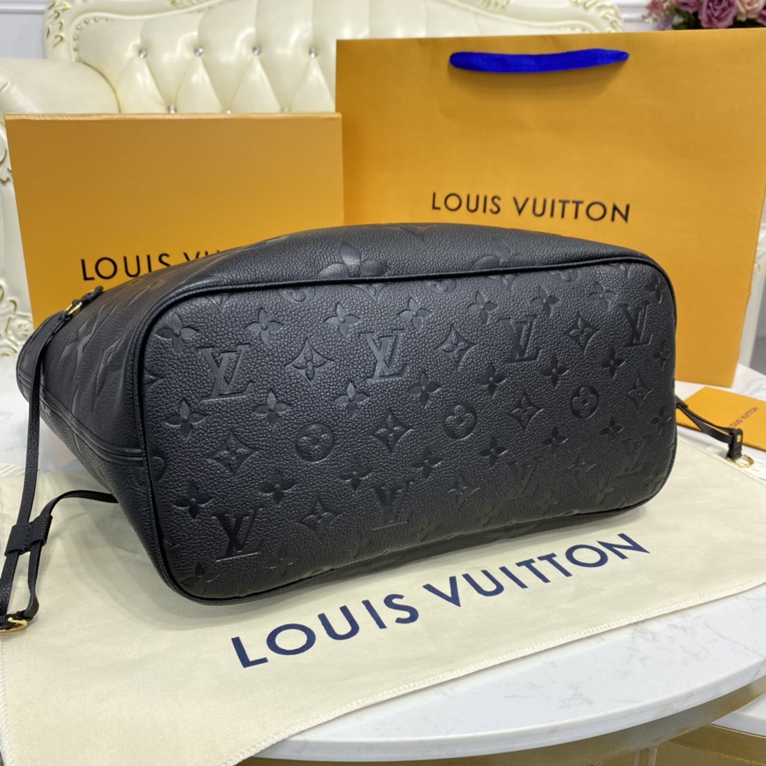 Louis Vuitton NEVERFULL MM Monogram Handbag M45685 Black